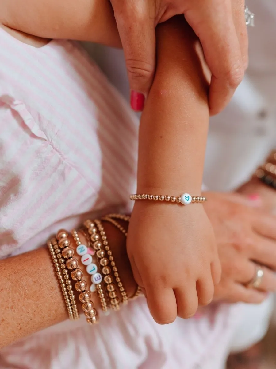 Mommy   Me Matching Heart Bracelet Set