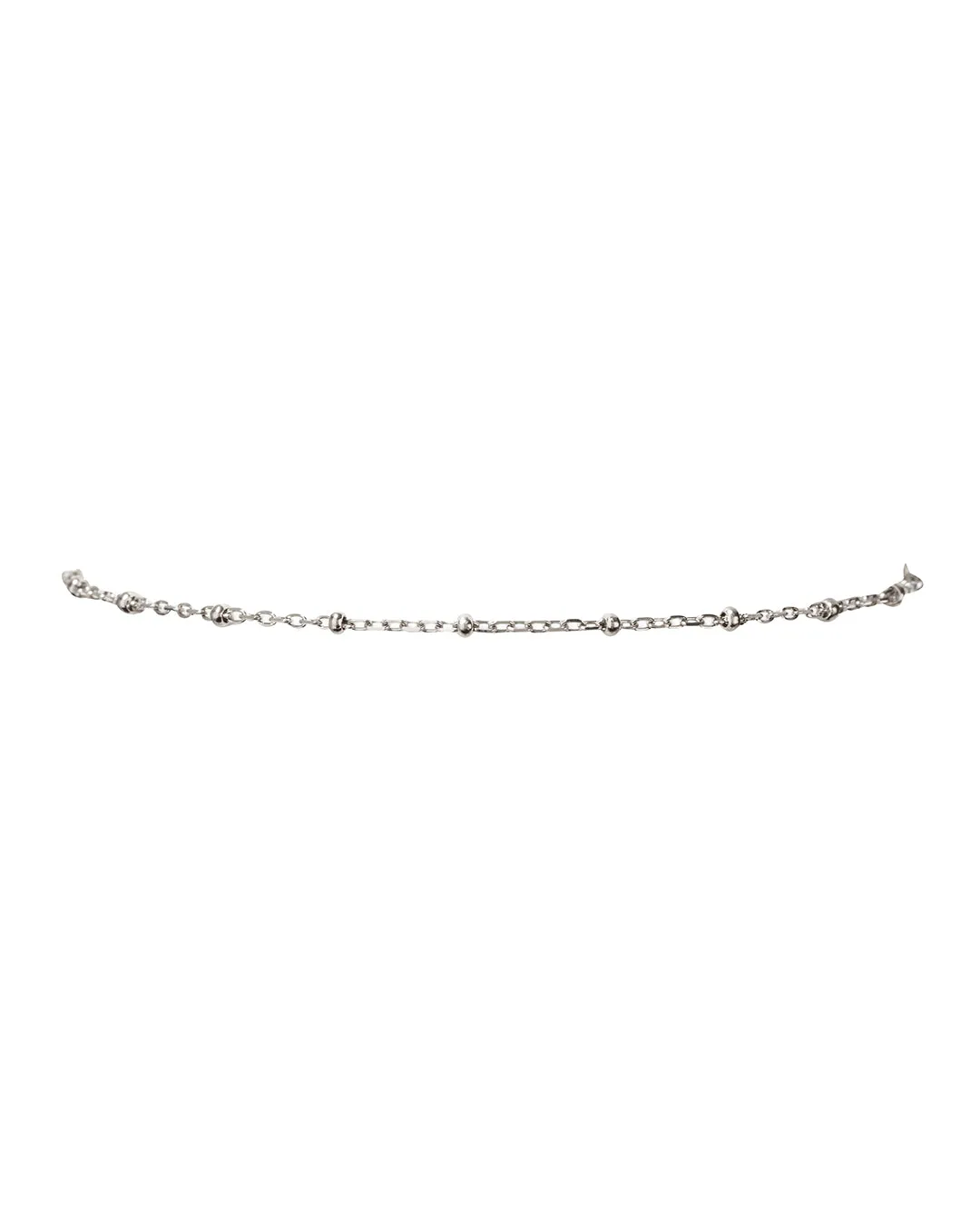 Mondays at Teddy's Anklet- Silver