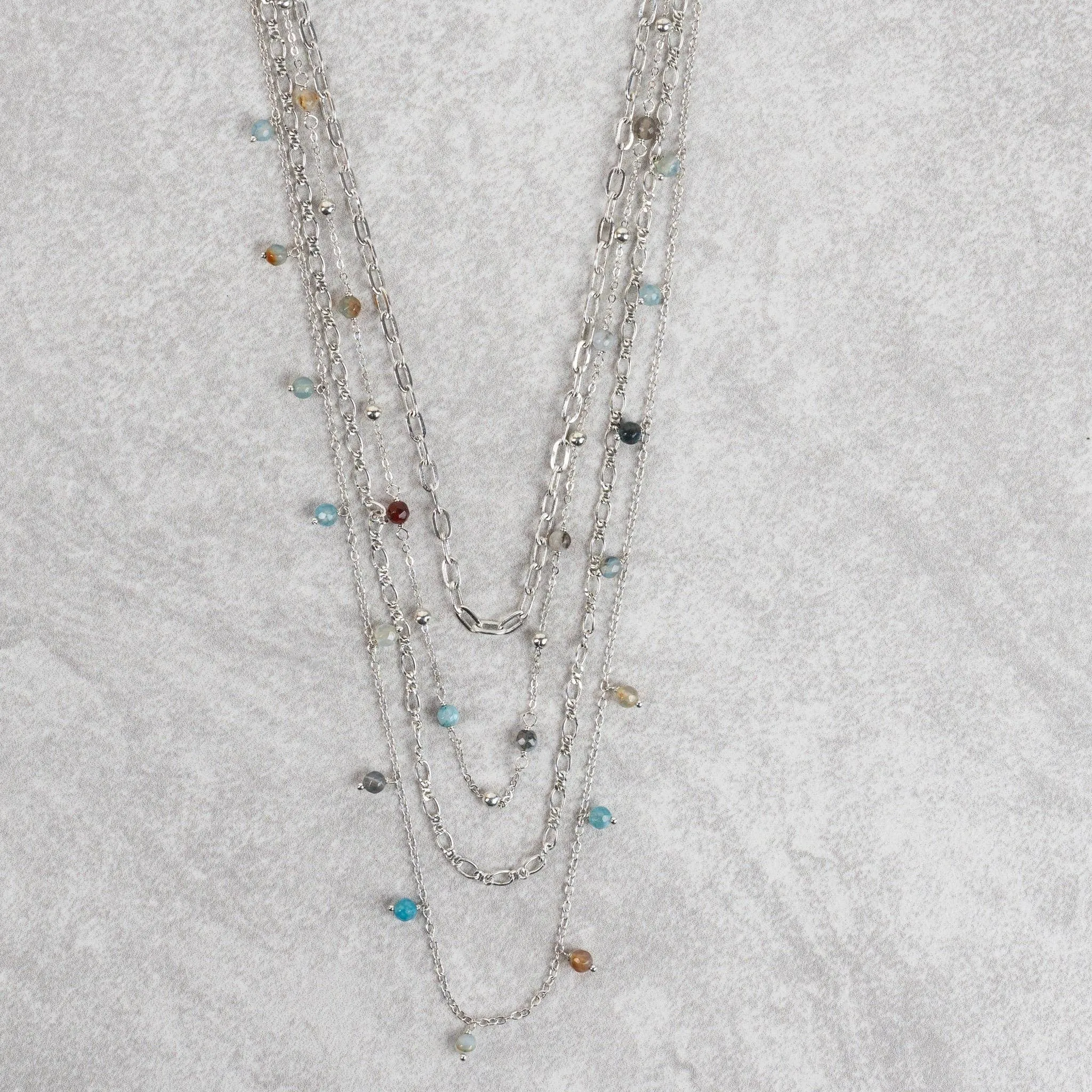 Nanda Layered Beaded Necklace