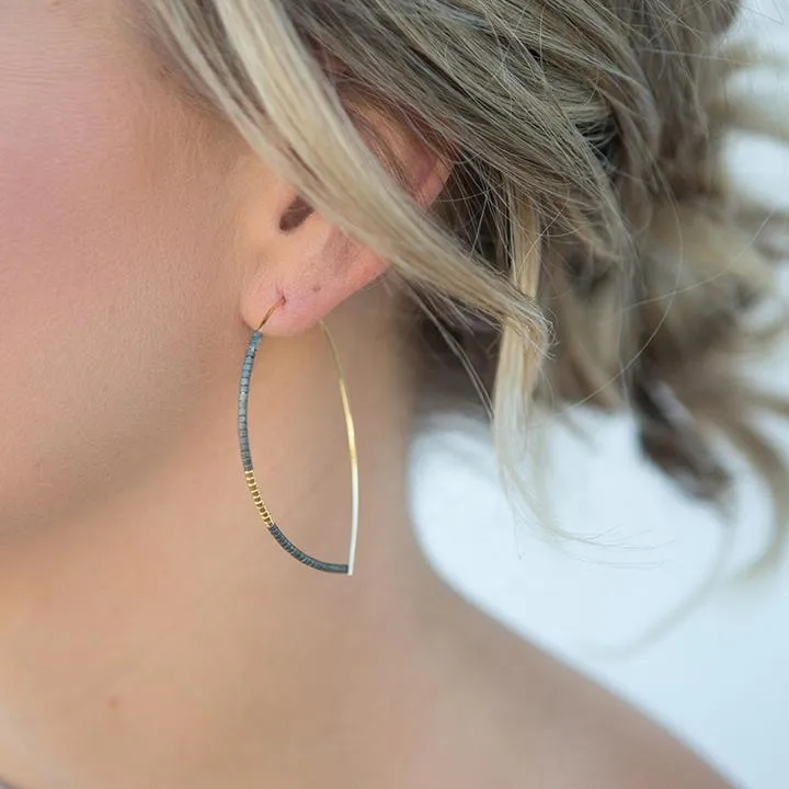 Norah Earrings, Blush