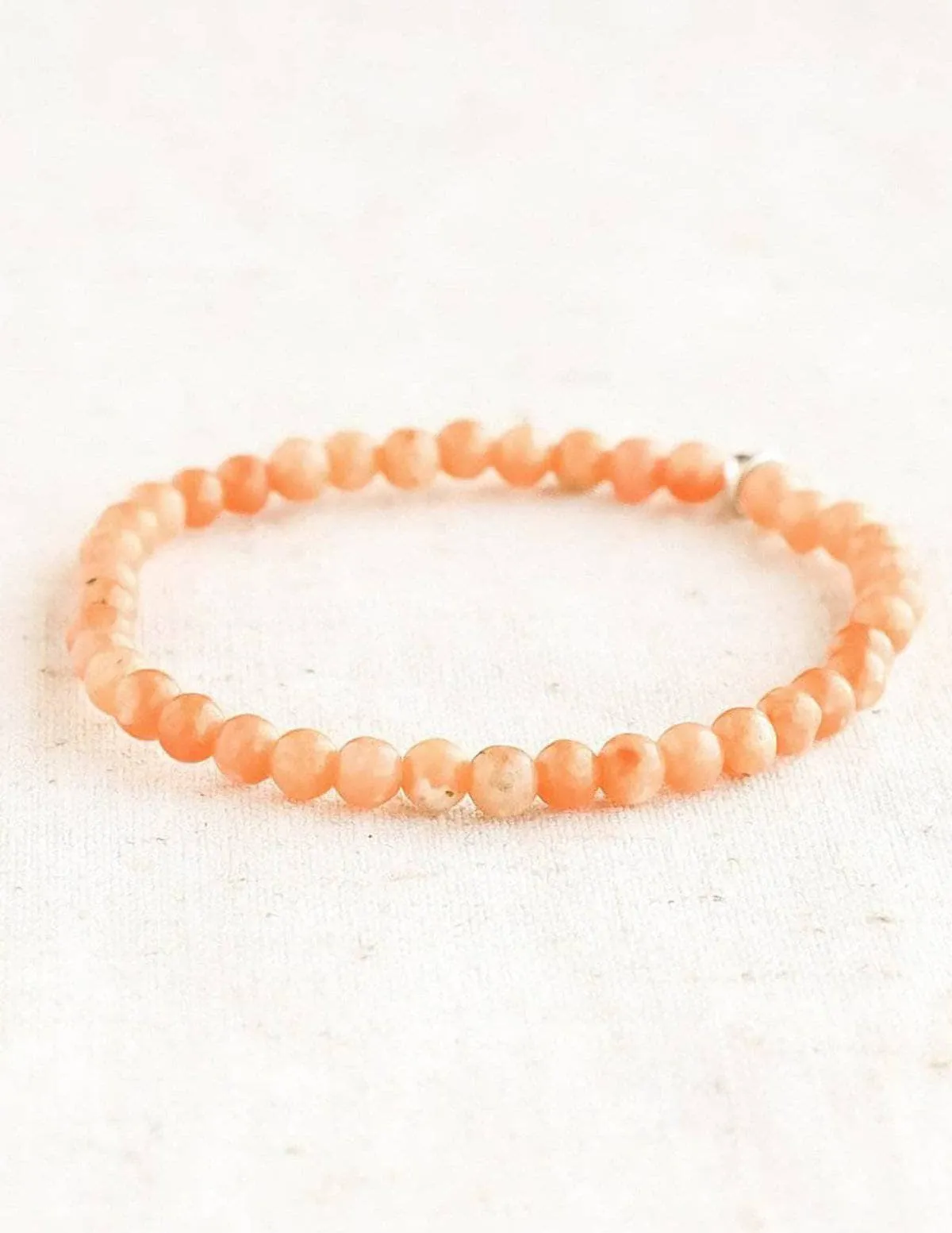 Orange Calcite Mini Gemstone Bracelet