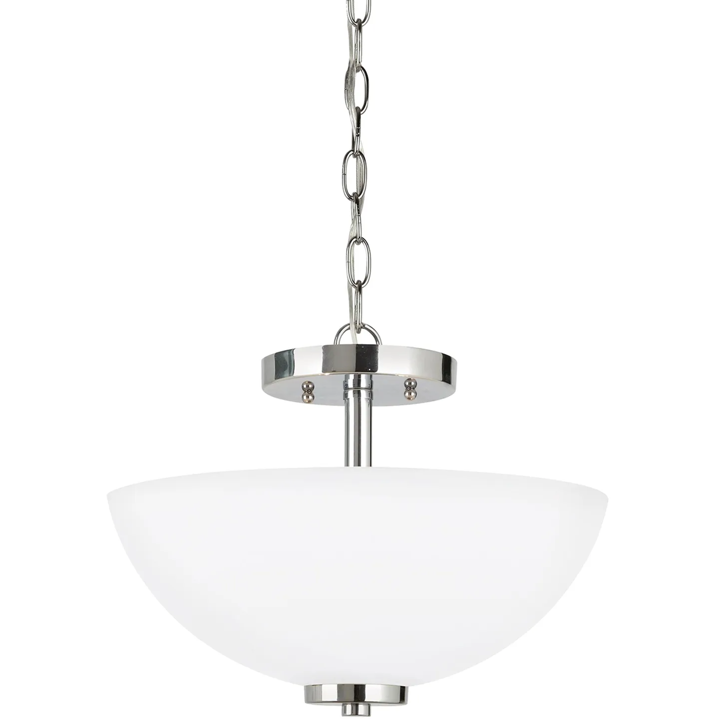 Oslo Two Light Semi-Flush Convertible Pendant