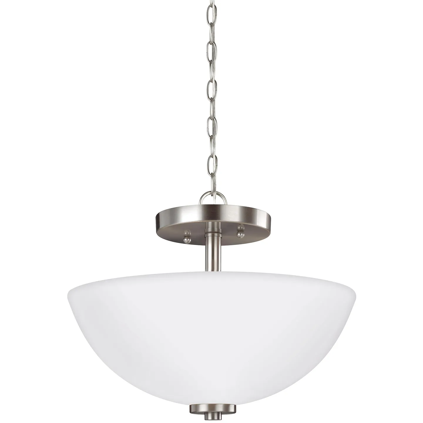 Oslo Two Light Semi-Flush Convertible Pendant