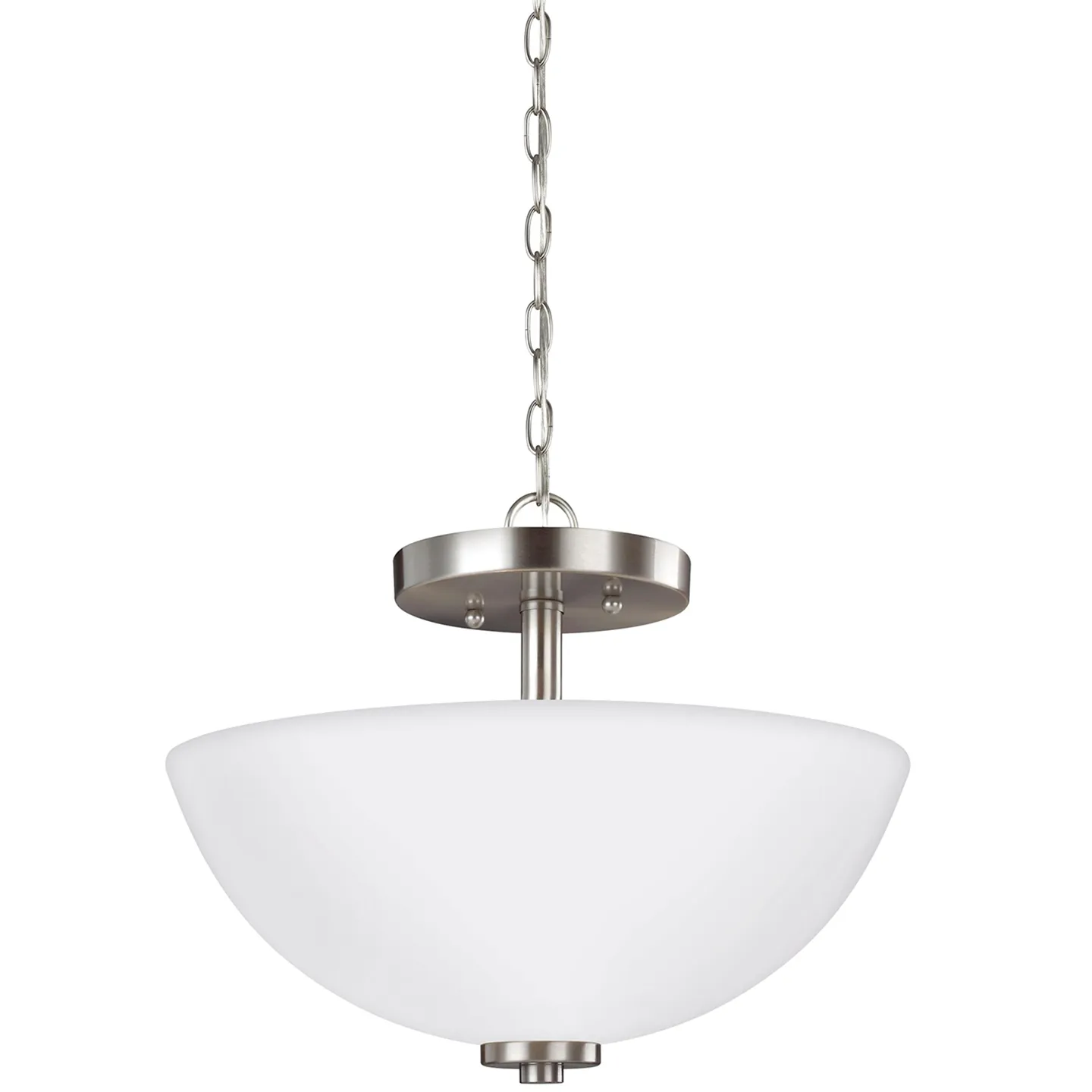 Oslo Two Light Semi-Flush Convertible Pendant