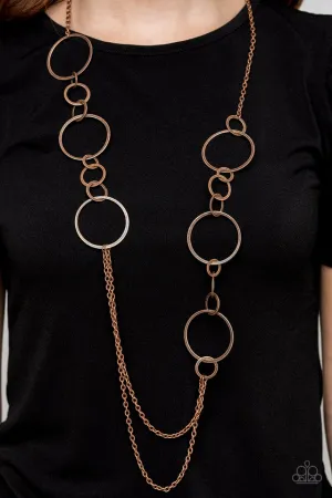 Paparazzi Necklace ~ Basic Babe - Copper