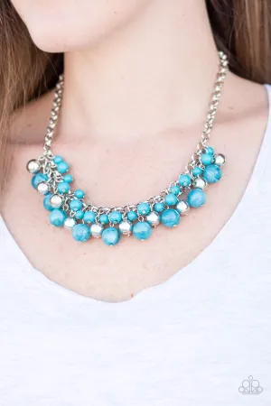 Paparazzi Necklace - For The Love Of Fashion- Blue