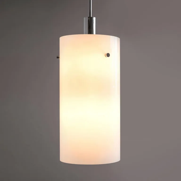 Pendant Lamps with White Glass Shade