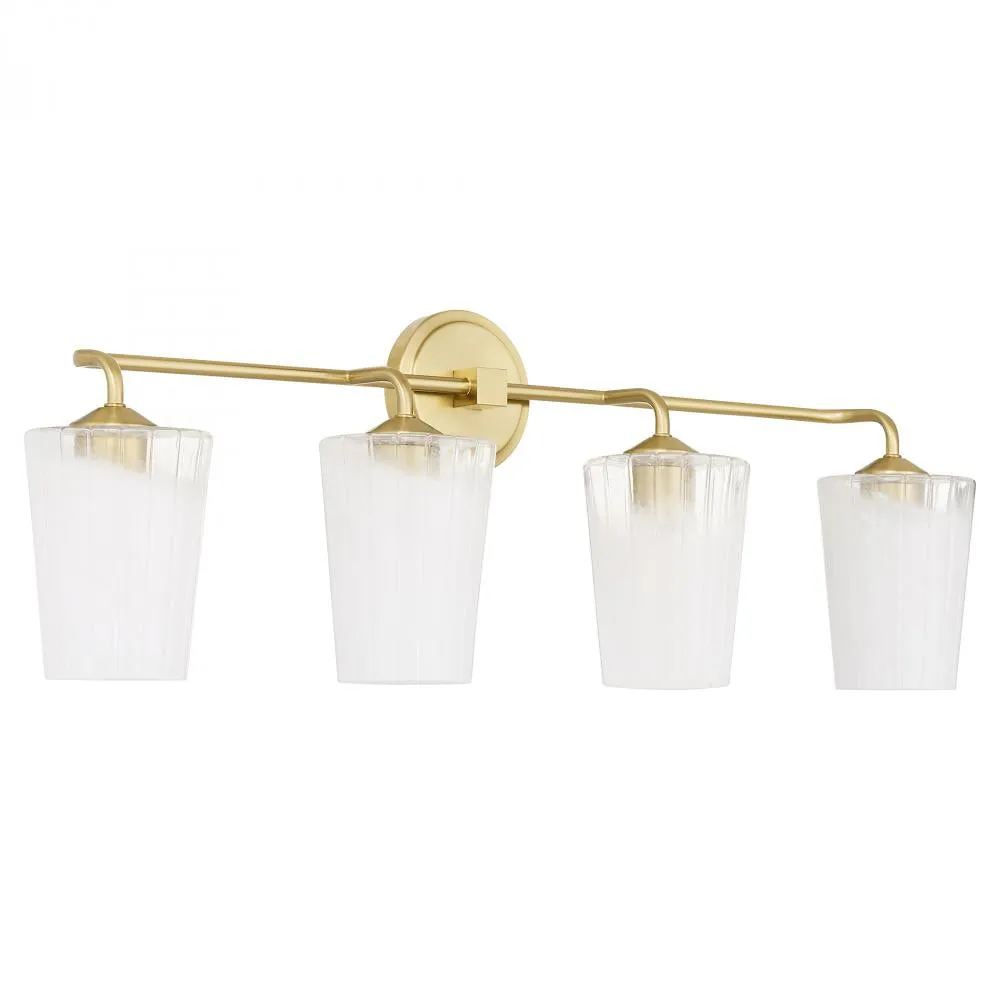 Quorum International MARIPOSA 5238-4-80 Bathroom Fixture - Aged Brass