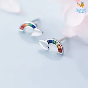 Rainbow Ear Studs