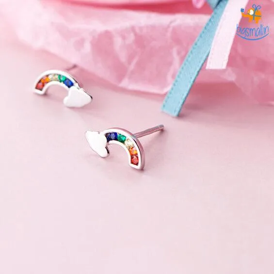 Rainbow Ear Studs