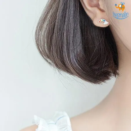 Rainbow Ear Studs