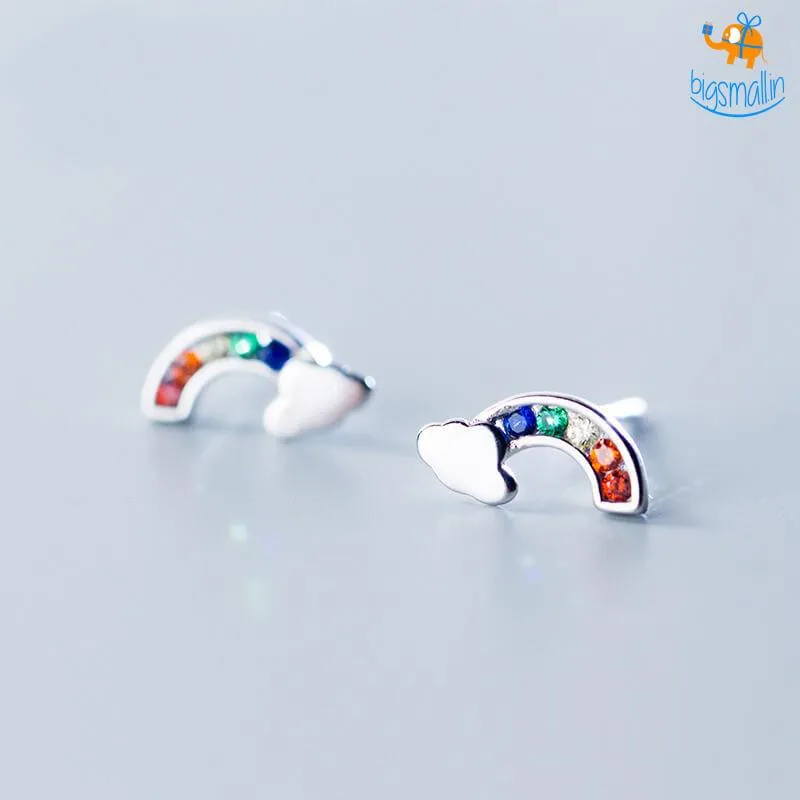 Rainbow Ear Studs