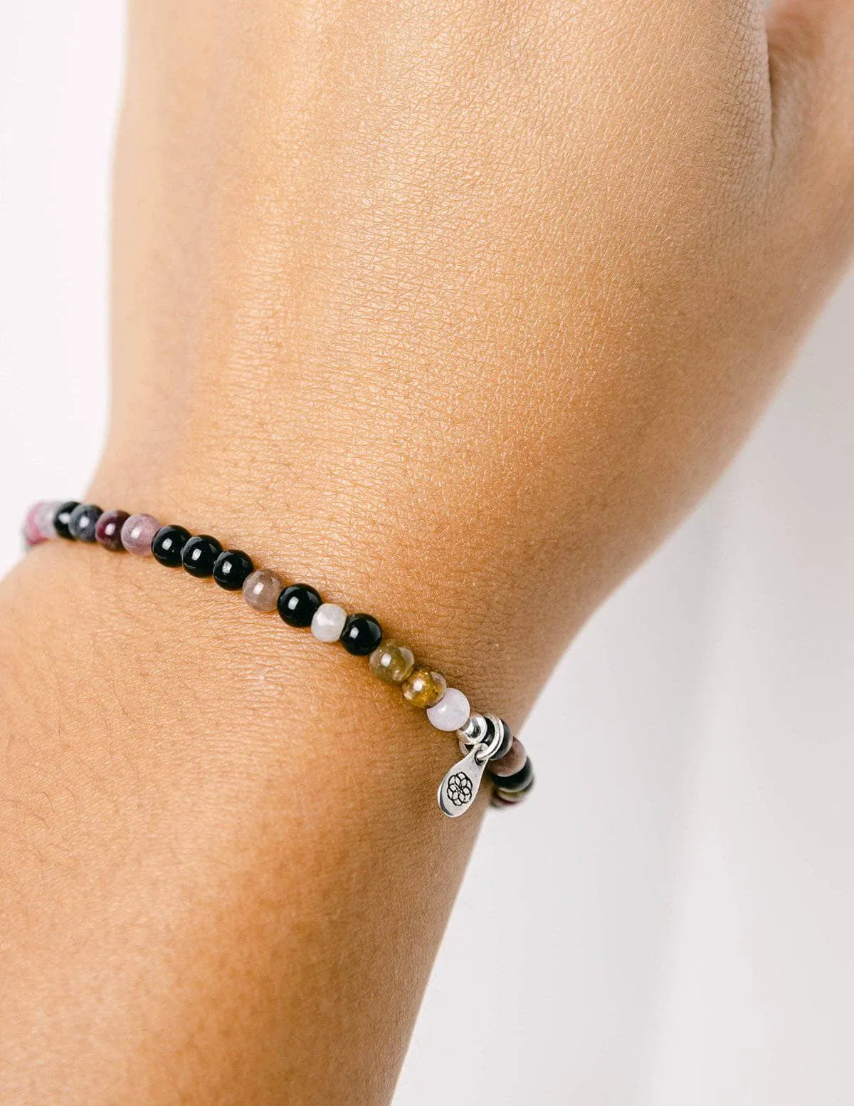 Rainbow Tourmaline Mini Gemstone Bracelet