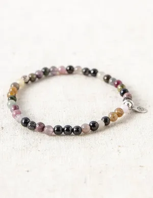 Rainbow Tourmaline Mini Gemstone Bracelet