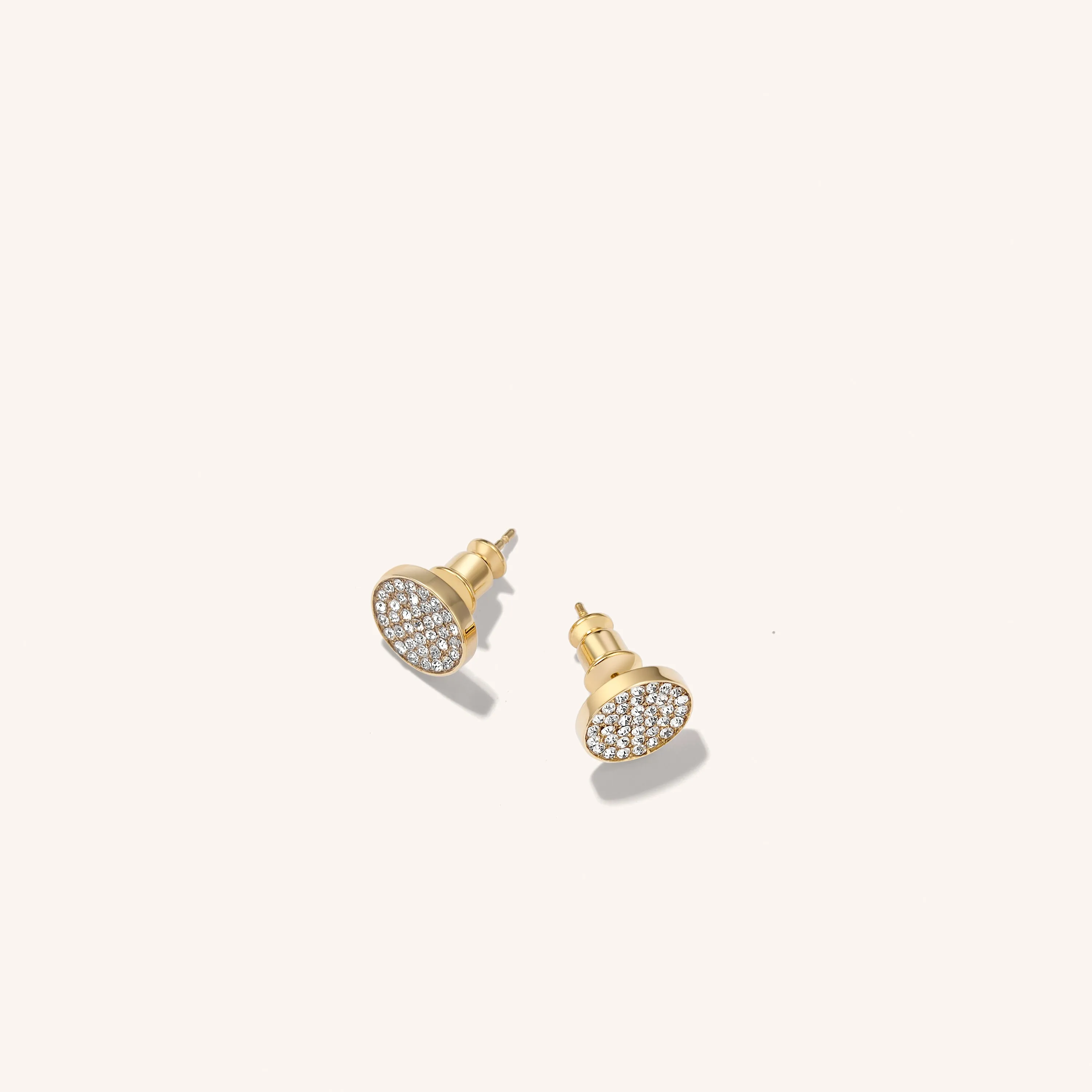 Round Pavé Studs