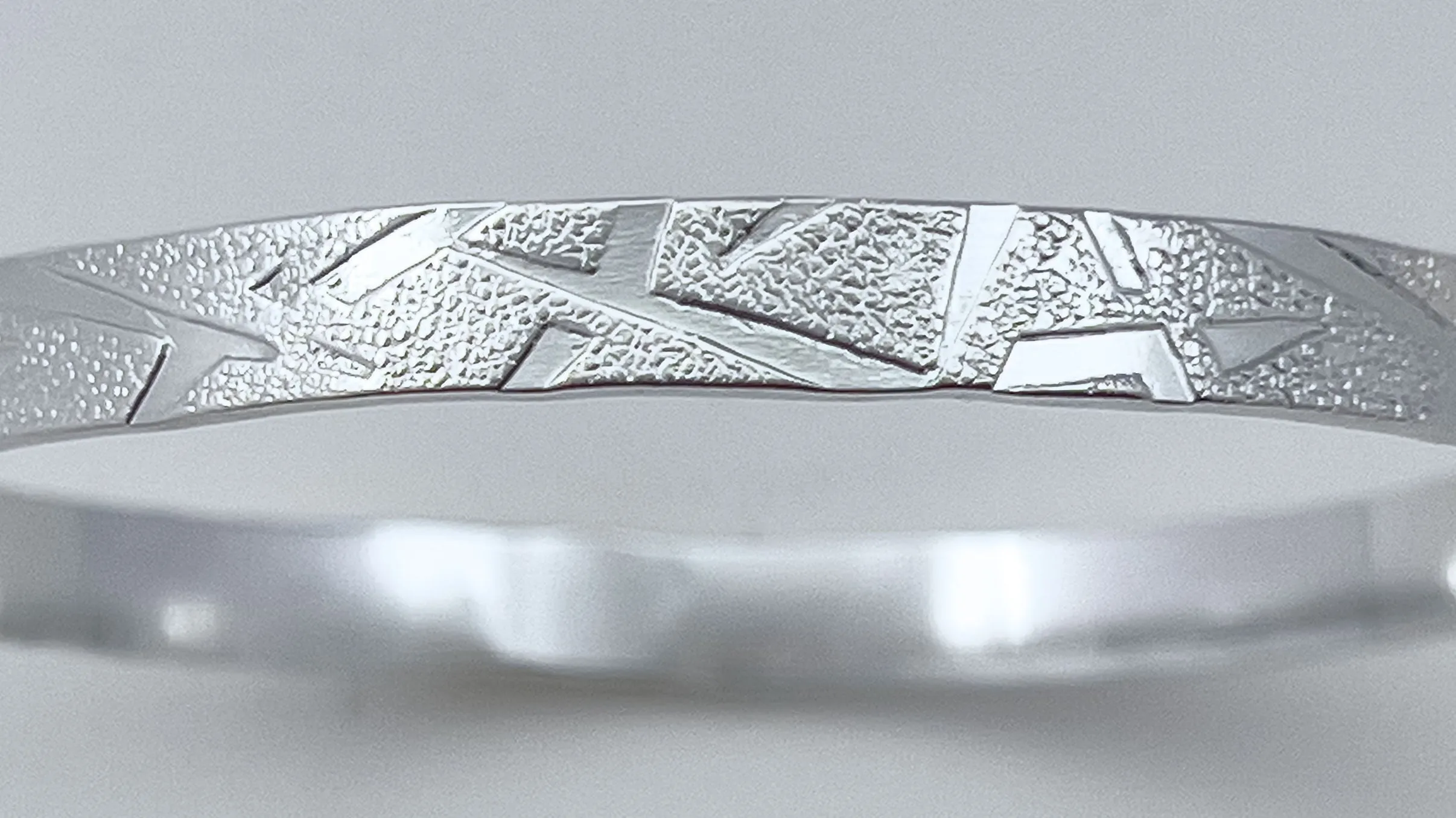 Showstopper Silver Bangle