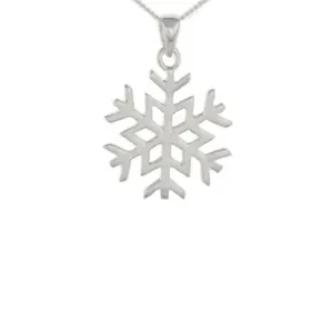 Sterling Silver Snowflake Pendant