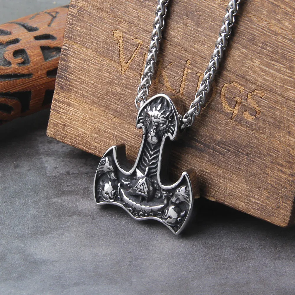 Thor Axe Viking Necklace