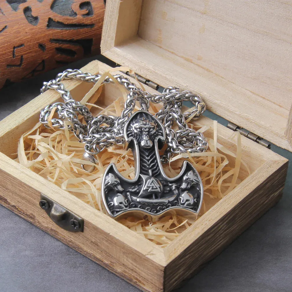 Thor Axe Viking Necklace