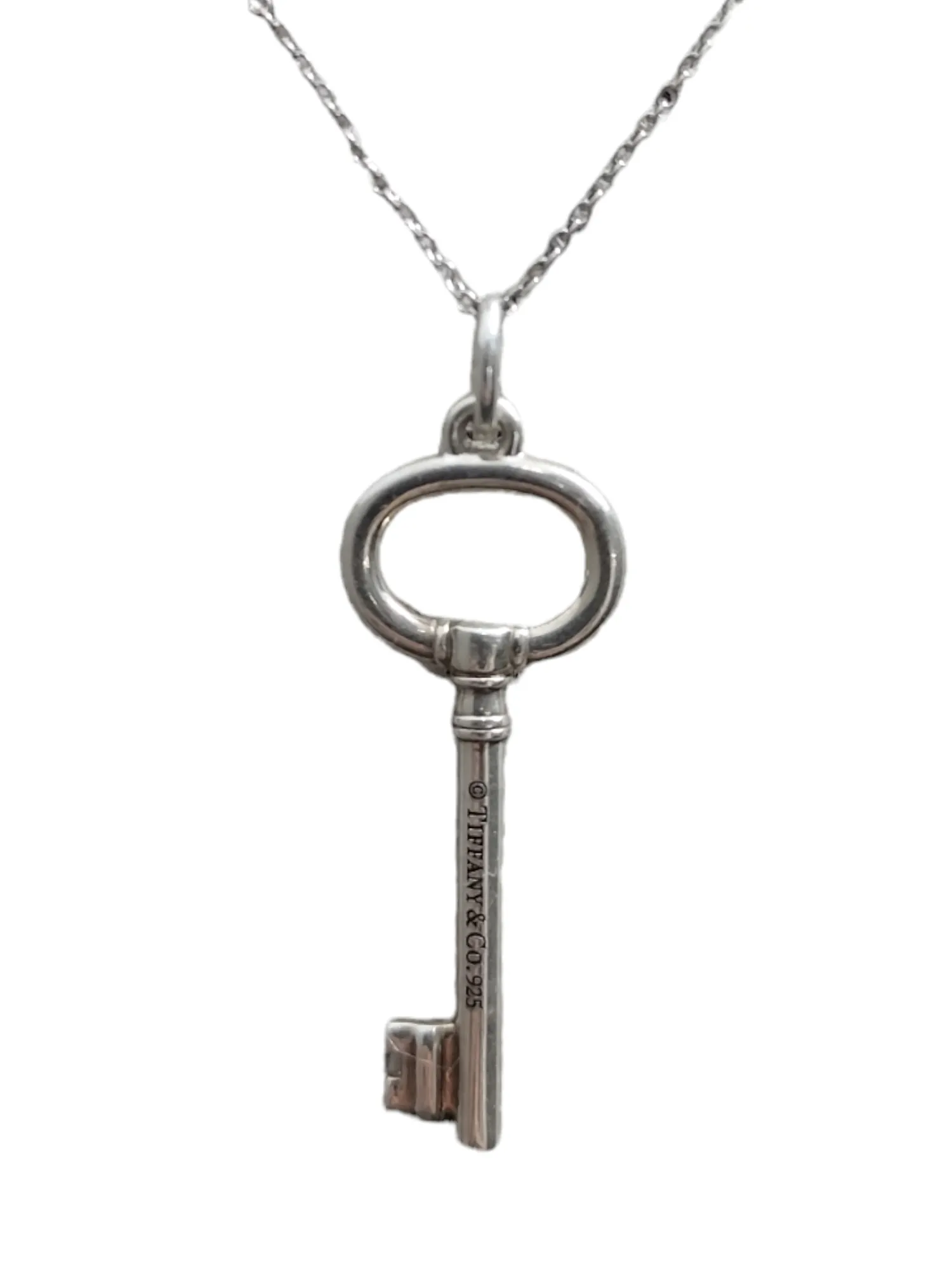 Tiffany & Co Key Necklace - Sterling Silver