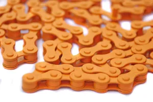 Trendy Smart Orange BMX Chain 1-2" X 1 1-8" 112 Link Also Suit Fixie Single Speed Bikes