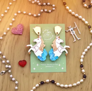 Unicorn Figurehead Earrings