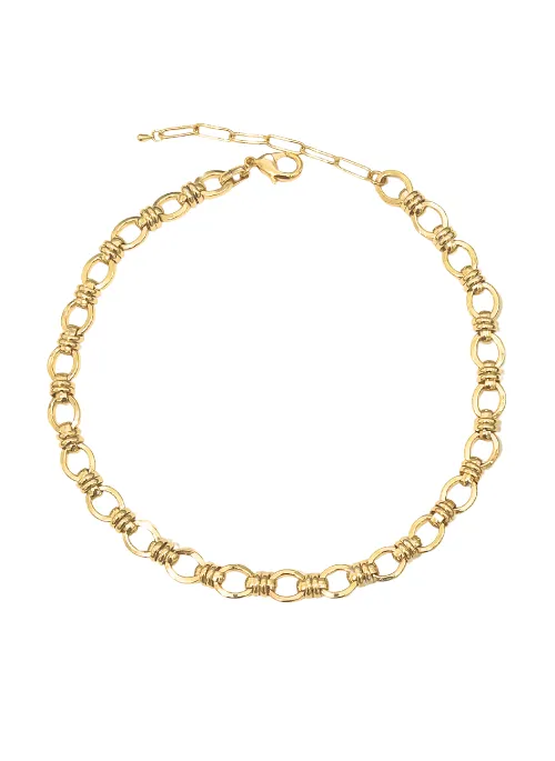 Valerie Gold Ovals Necklace