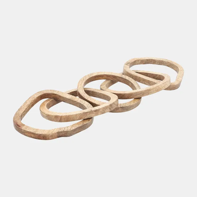 Wood 26 5-link Chains Brown